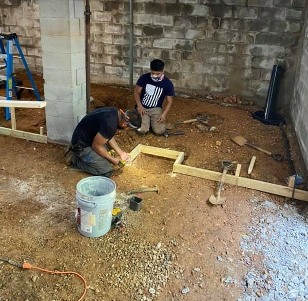 Quality Crawlspace employees working