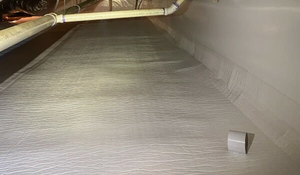 Homepage Waterproofing Box Newly waterproofed crawlspace